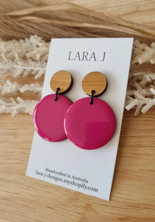 Resin Dangle - Berry