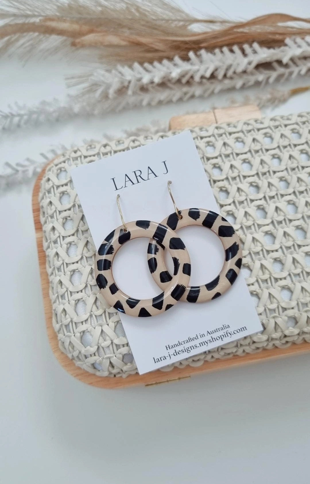 Woven Timber Clutch Set - Natural