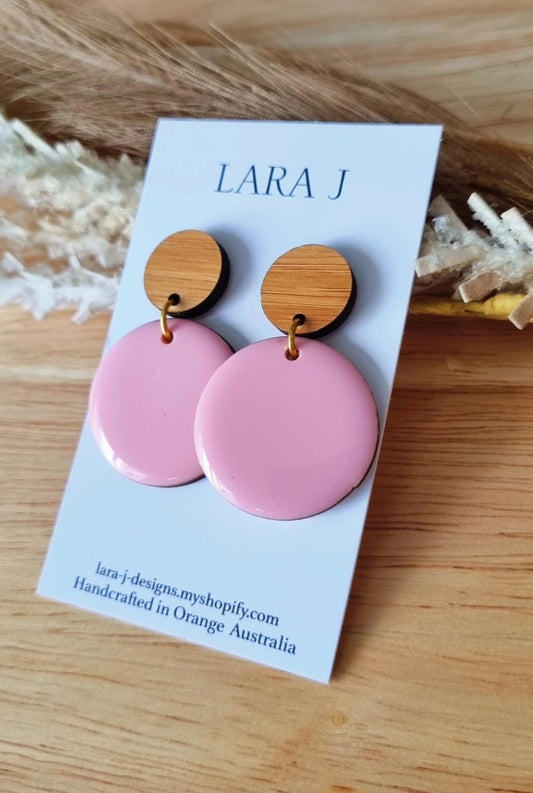 Resin Dangle - Blush