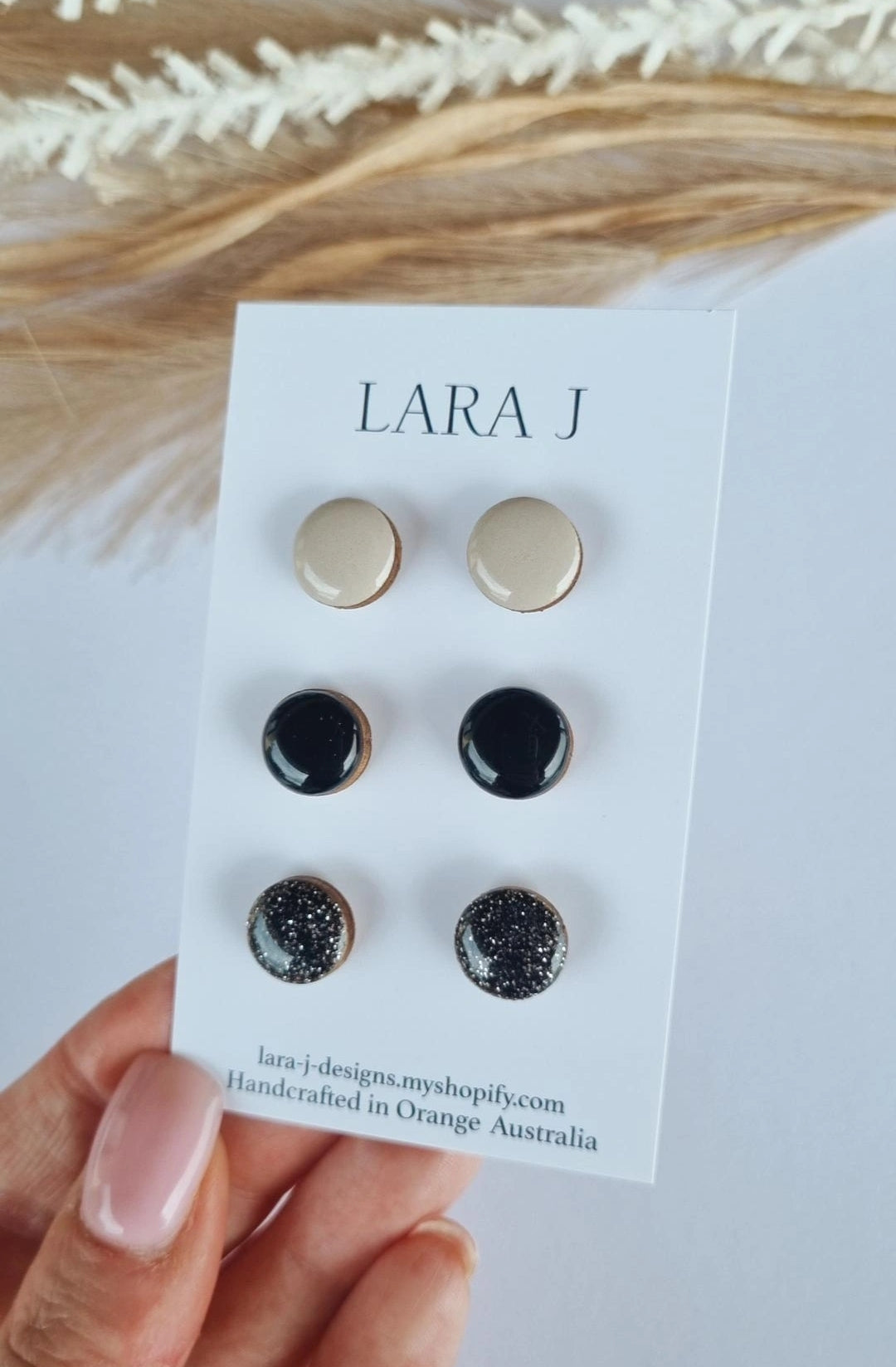 12mm Earring Trio #8