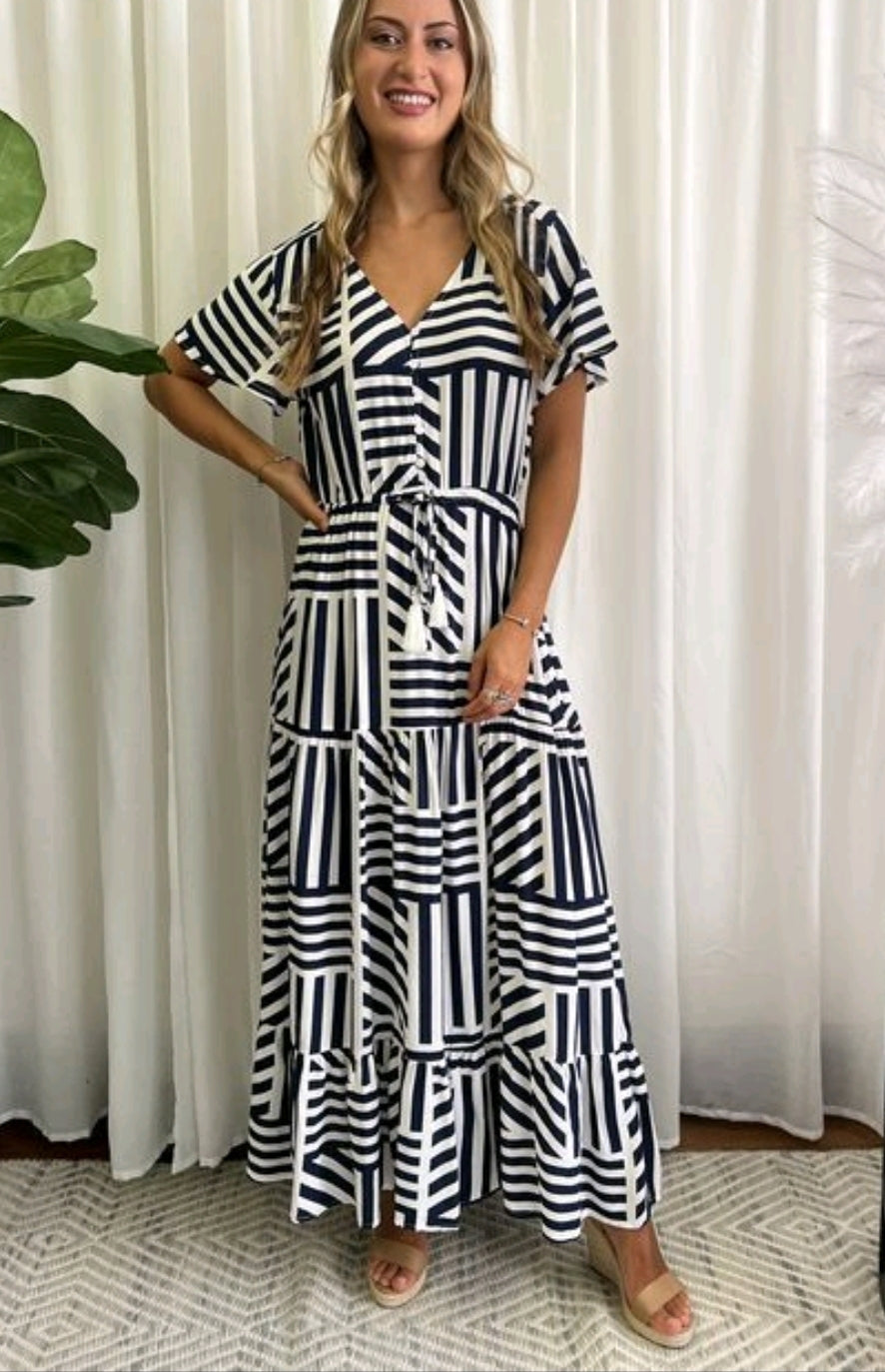 Lily Dress - Navy