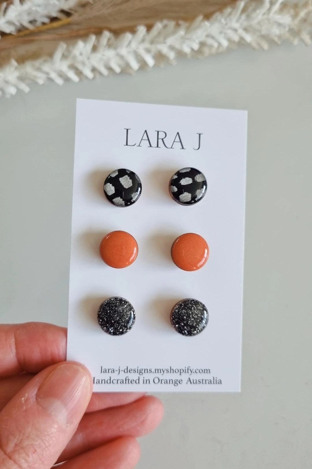12mm Earring Trio #29