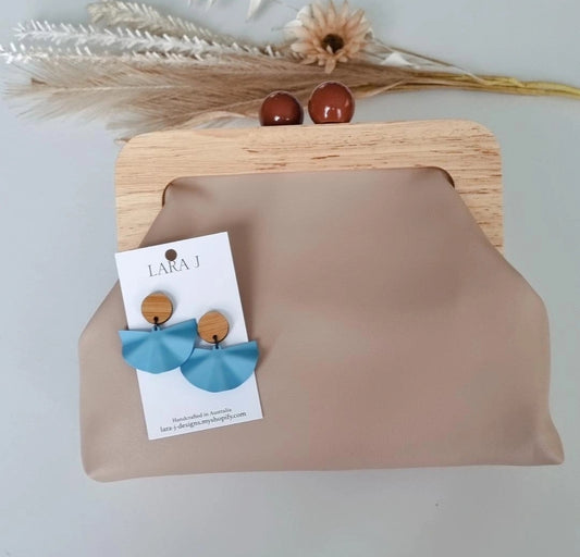Timber Clutch Set - Stone #2