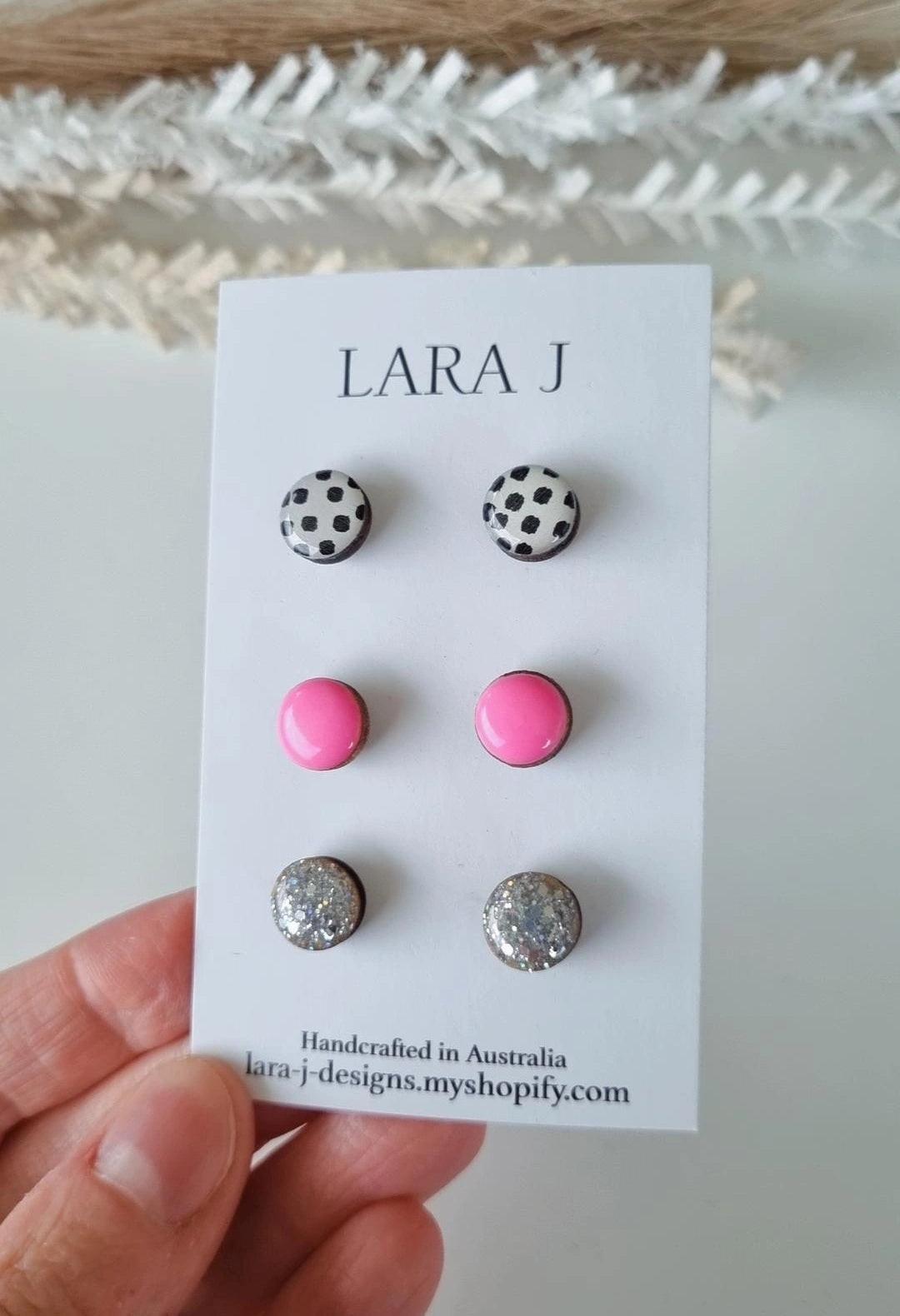 10mm Earring Trio #20