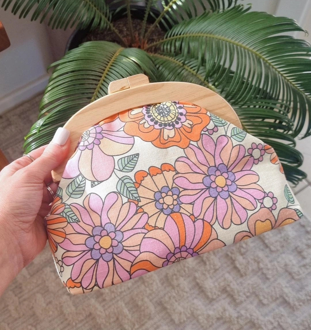 Timber Top Clutch - Floral #1