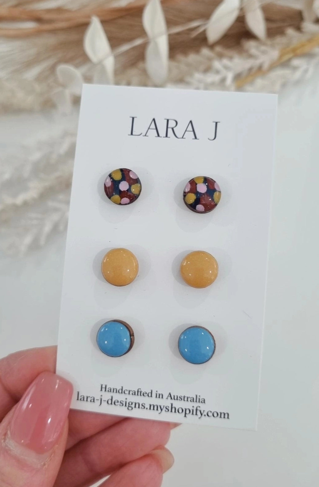 10mm Earring Trio #13