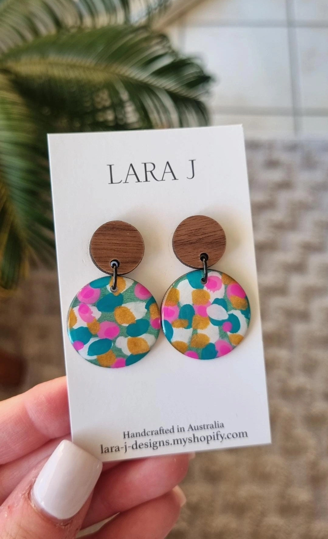 Petite Circle Dangle #47