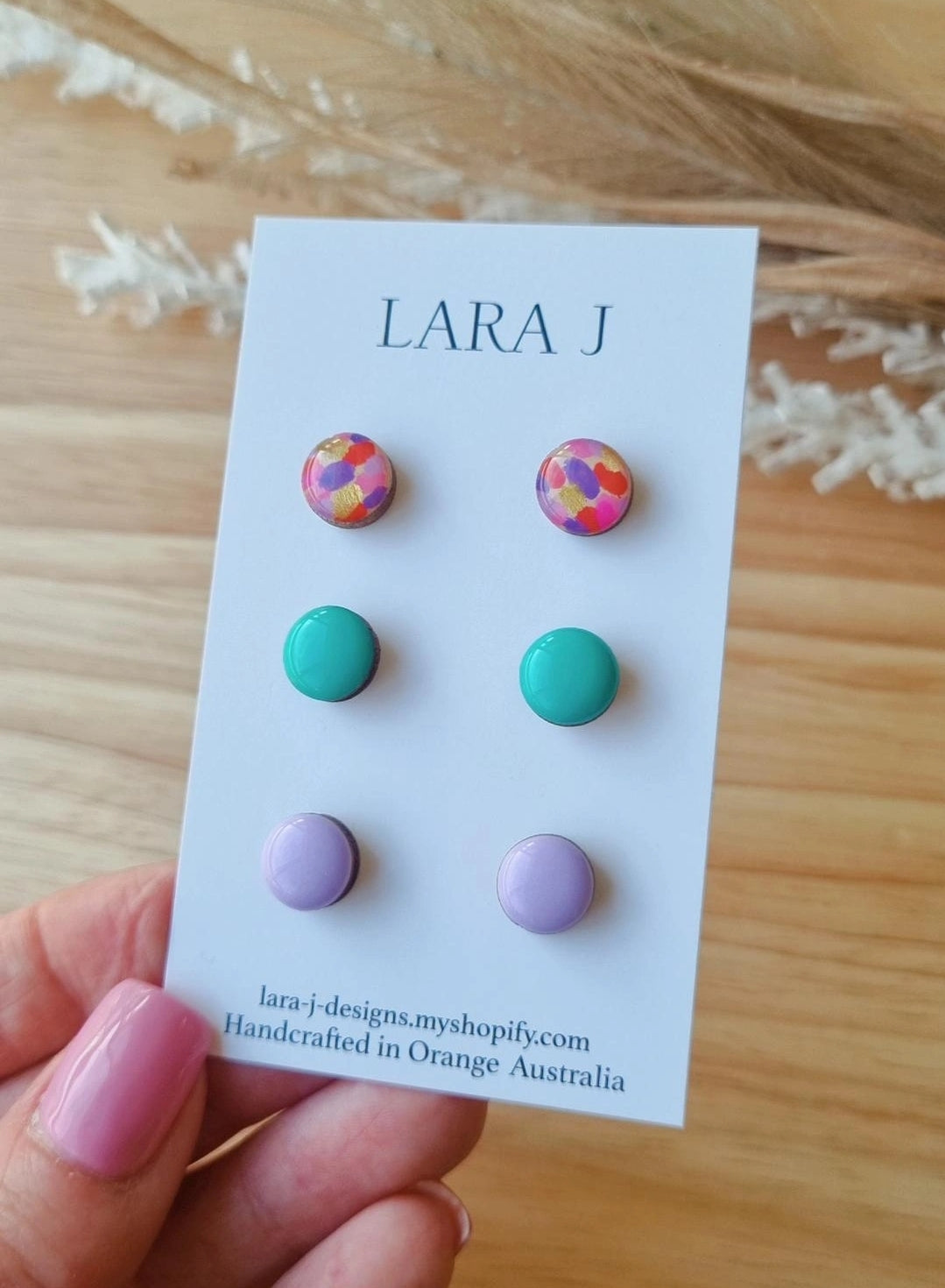 10mm Earring Trio #3