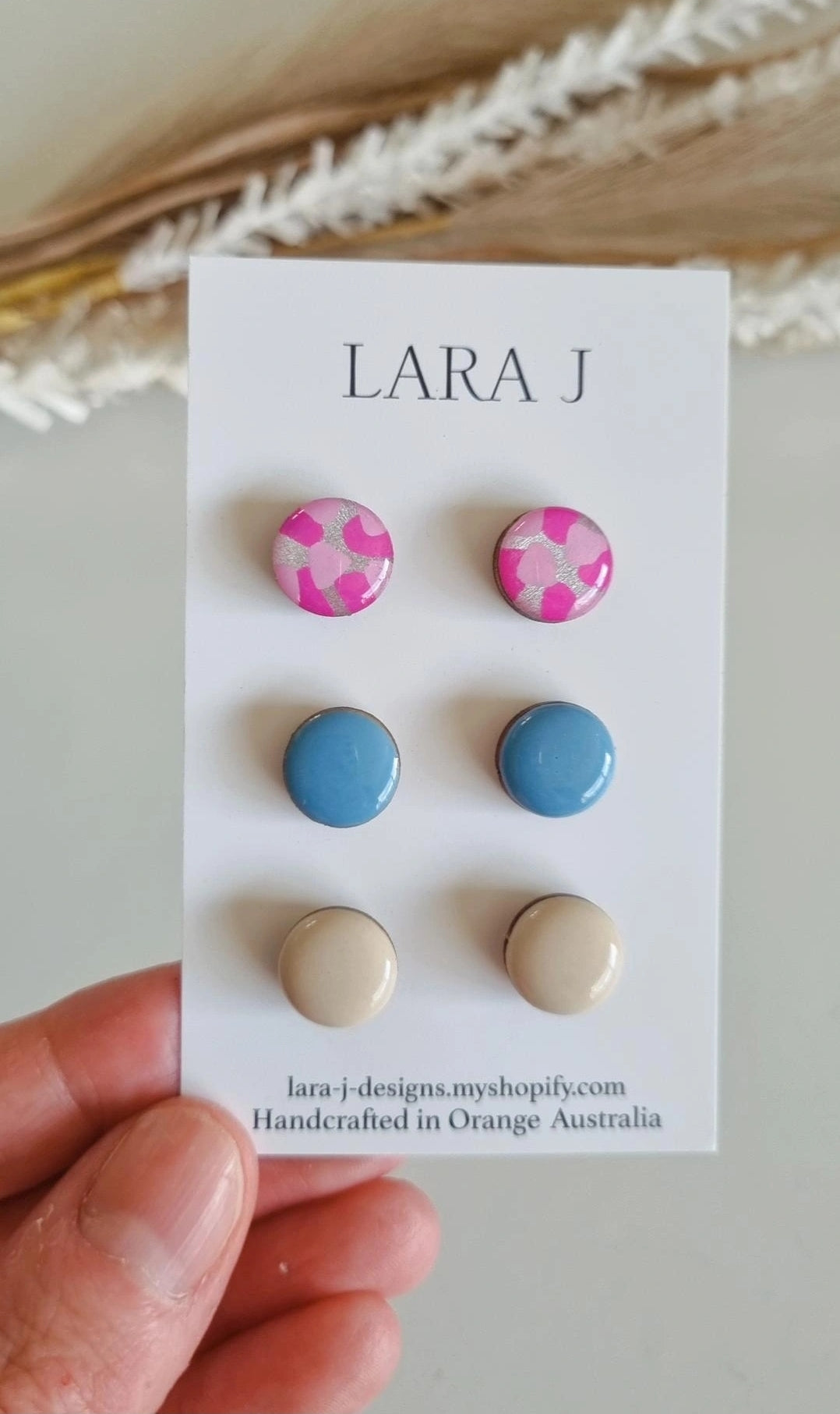 12mm Earring Trio #26