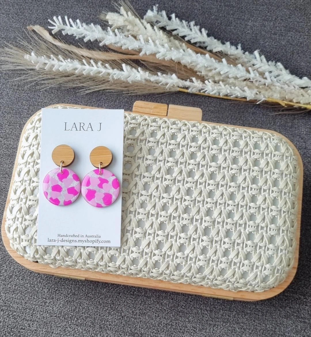 Woven Timber Clutch Set - Natural #2