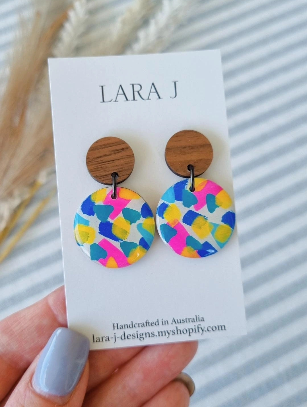 Petite Circle Dangle #15