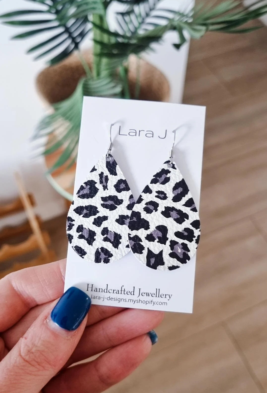 Animal Leather Earrings