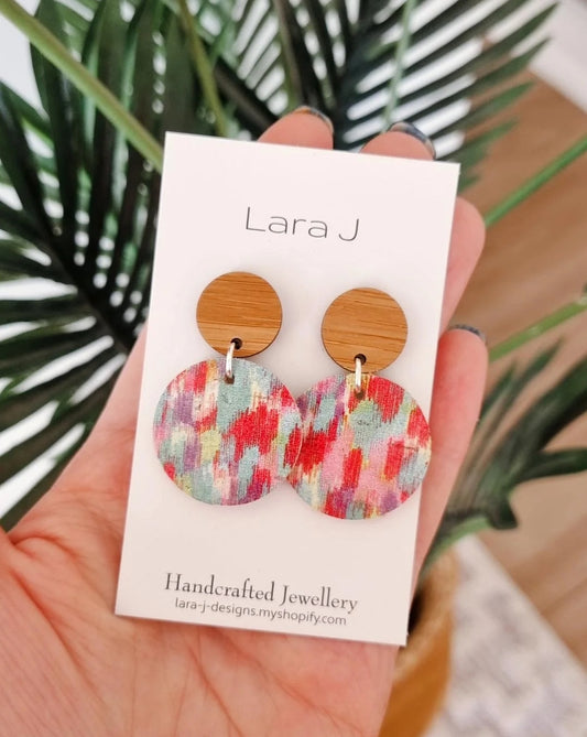 Small Birdie Leather Dangles