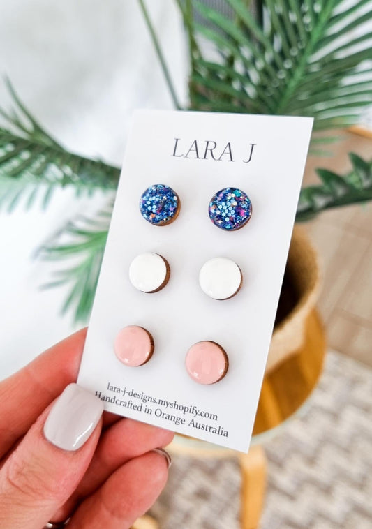 ▪︎ 12mm Earring Trio #20