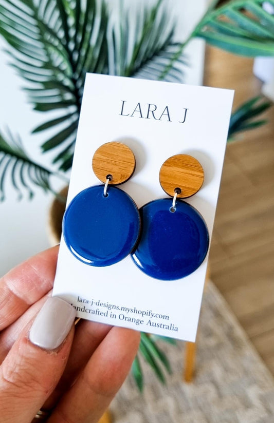Resin Dangle - French Blue