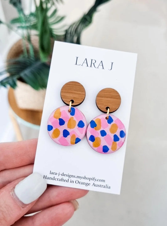 Petite Circle Dangle #8